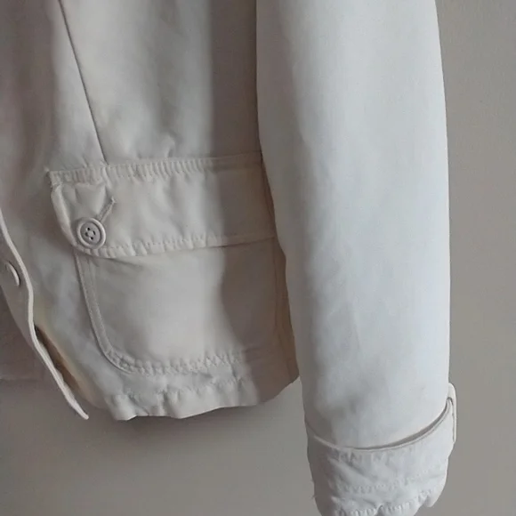 Lucky Brand Women's Sherpa Lined Button Up Jacket White Size XL - Picture 5 of 11